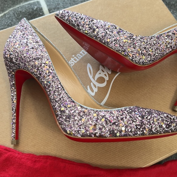 Christian Louboutin so Kate 120 glitter heels - Picture 3 of 5